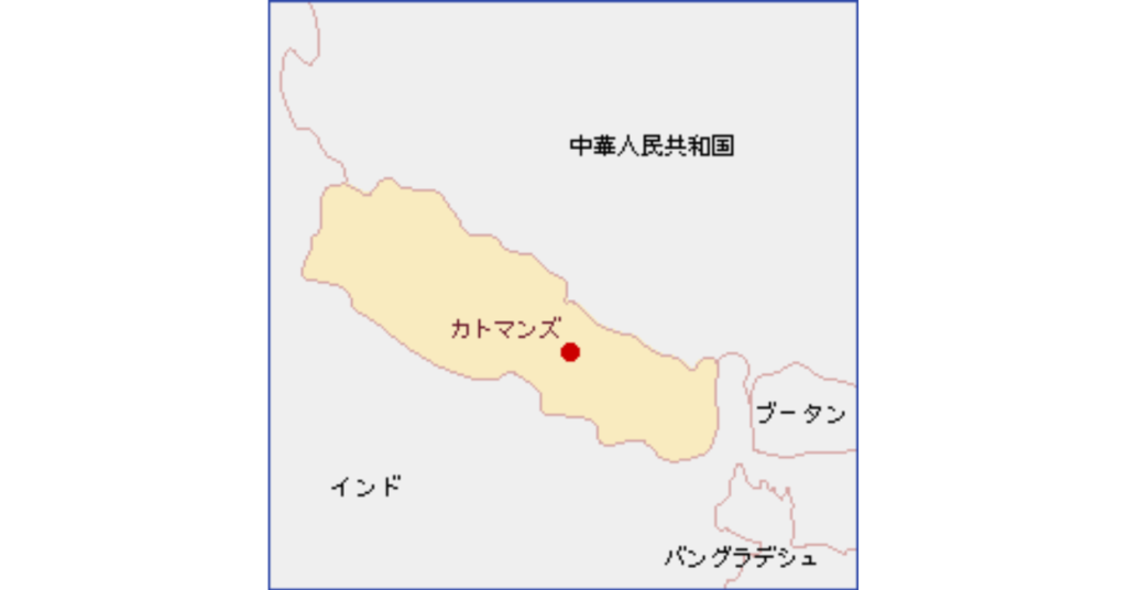 ネパール　地図