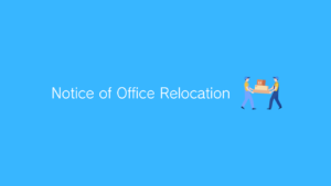 Notice of Office Relocation